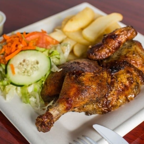 Half Charcoal Grilled Chicken Catering Package.