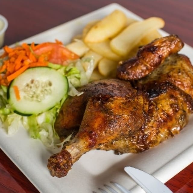 Half Charcoal Grilled Chicken Catering Package for 5.