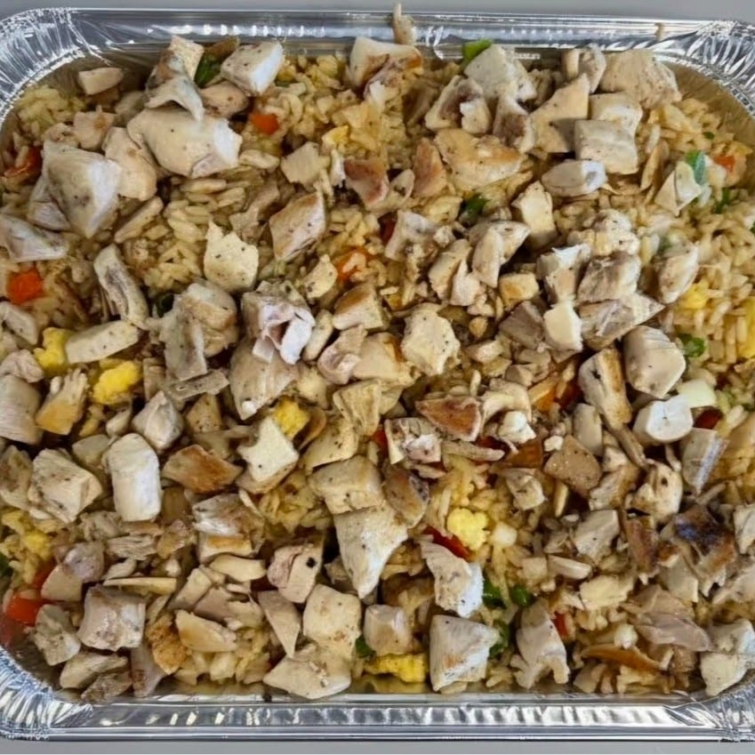 Chicken Fried Rice Tray.
