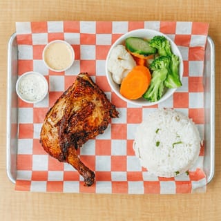 1/4 Dark Charcoal Grilled Chicken with 2 Sides