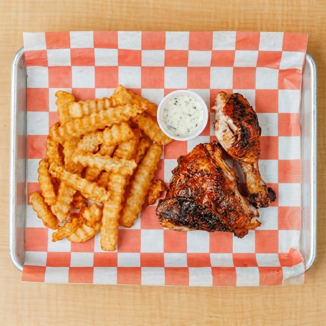 Kids 1/4 Chicken with 1 Side.
