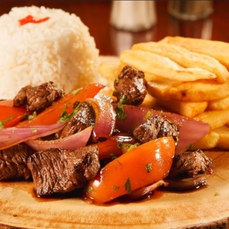 Delicious Lomo Saltado Awaits