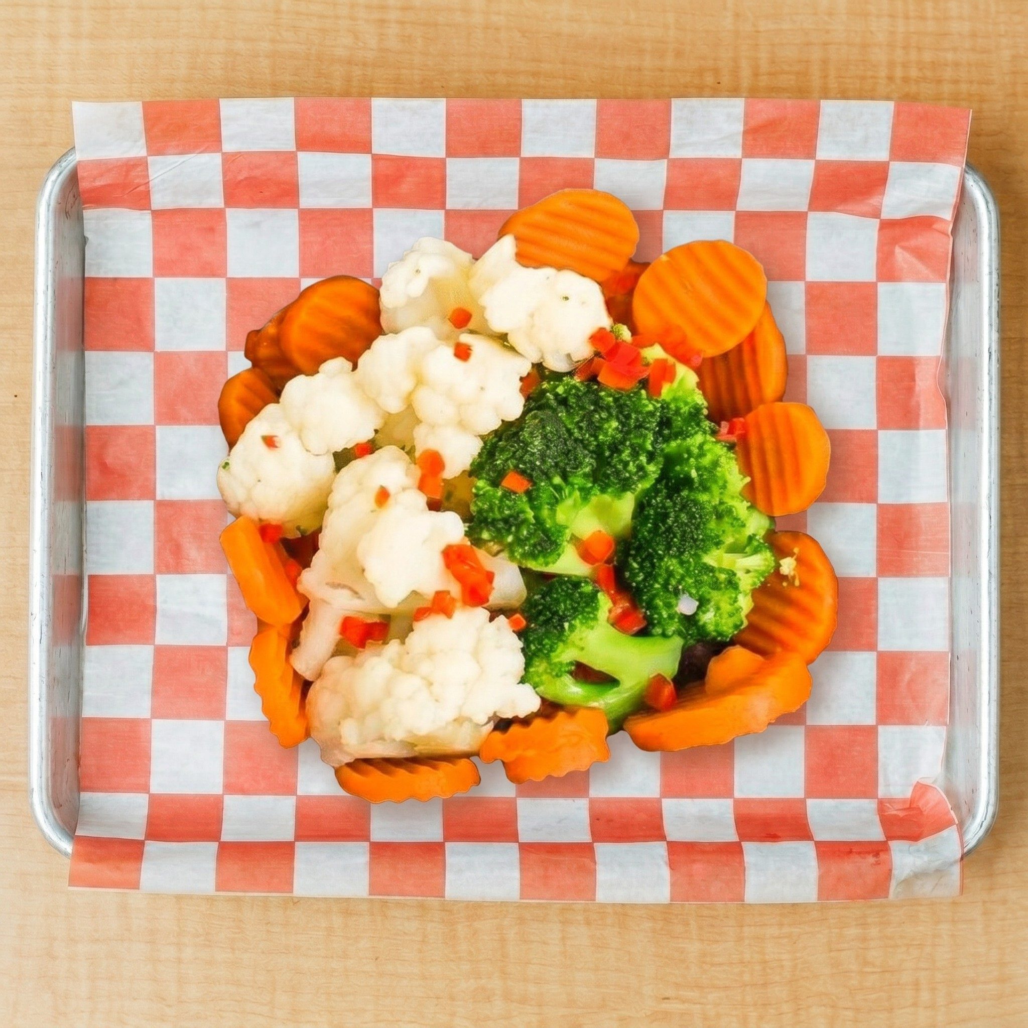 Steamed Vegetable Medley.